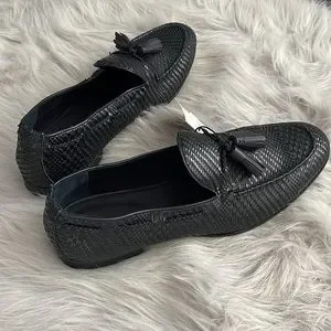 Zara | Shoes | New Zara Black Woven Loafers | Poshmark display picture 2